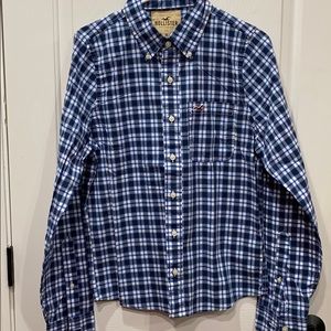 Men’s Hollister Blue Button down